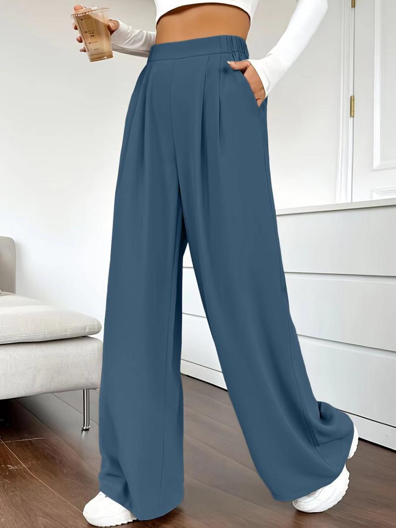 Le pantalon ultralarge taille plis cousus | Pantalons Pantalons Femme